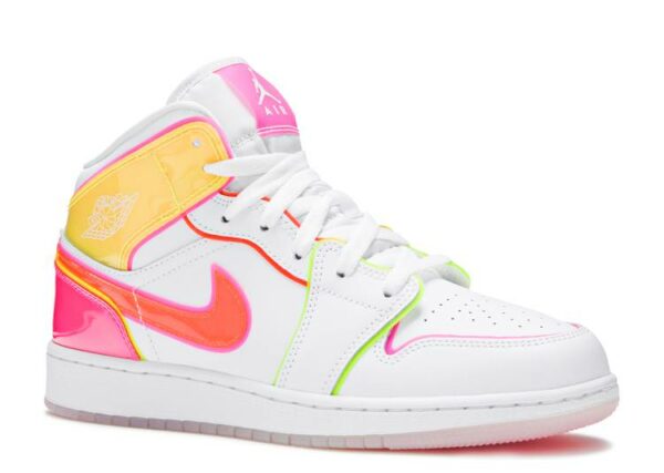 RÉPLICA AIR JORDAN 1 MID SE GS 'EDGE GLOW' - Imagen 2