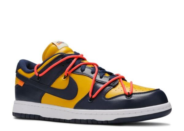 RÉPLICA OFF-WHITE X DUNK LOW 'UNIVERSITY GOLD' - Imagen 2