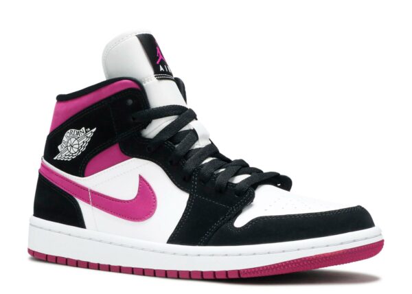 RÉPLICA AIR JORDAN 1 MID 'BLACK CACTUS FLOWER' - Imagen 4