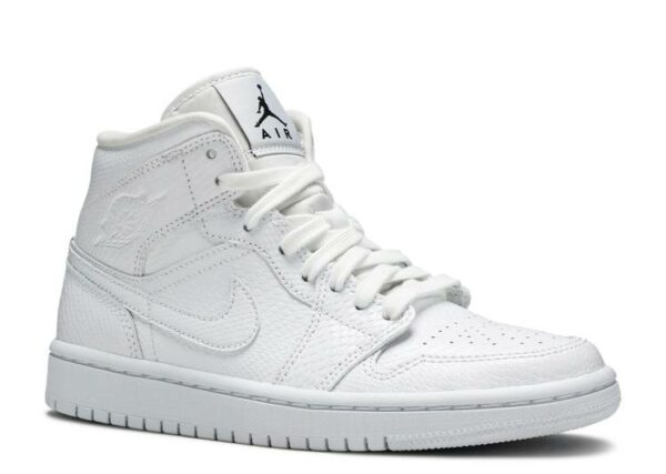 RÉPLICA AIR JORDAN 1 MID 'WHITE SNAKESKIN' - Imagen 2