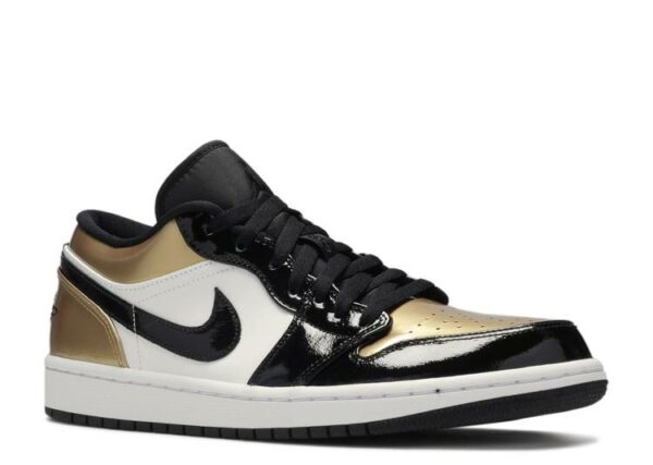 RÉPLICA AIR JORDAN 1 LOW 'GOLD TOE' - Imagen 2