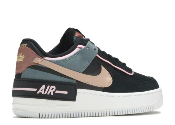 RÉPLICA AIR FORCE 1 SHADOW 'BLACK LIGHT ARCTIC PINK' - Imagen 3