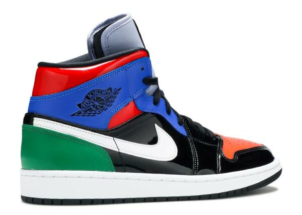 RÉPLICA AIR JORDAN 1 MID SE 'MULTI PATENT' - Imagen 3