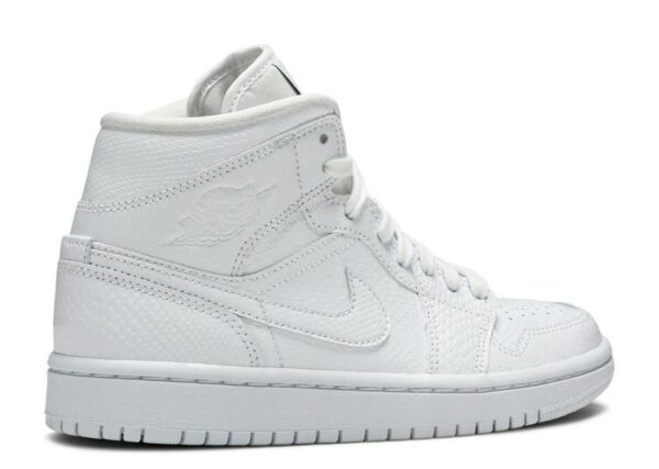 RÉPLICA AIR JORDAN 1 MID 'WHITE SNAKESKIN' - Imagen 3