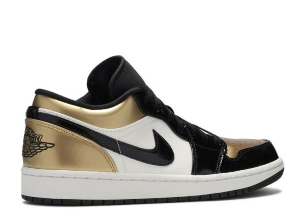RÉPLICA AIR JORDAN 1 LOW 'GOLD TOE' - Imagen 3
