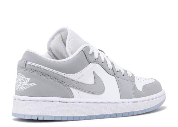 RÉPLICA AIR JORDAN 1 LOW 'WHITE WOLF GREY' - Imagen 3