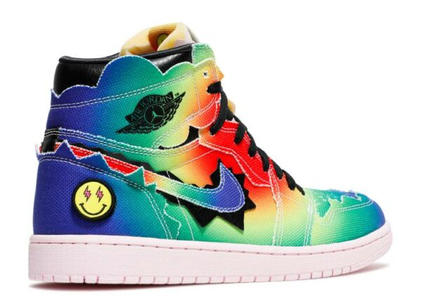 RÉPLICA J. BALVIN X AIR JORDAN 1 RETRO OG HIGH 'COLORES Y VIBRAS' - Imagen 3