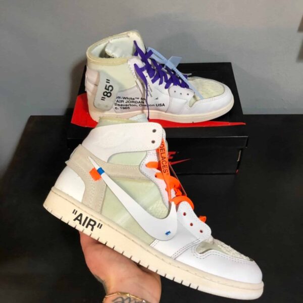 RÉPLICA AIR JORDAN RETRO 1 OFF-WHITE - Imagen 2