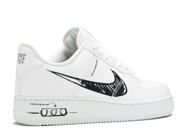RÉPLICA AIR FORCE 1 LOW 'SKETCH - BLACK' - Imagen 3