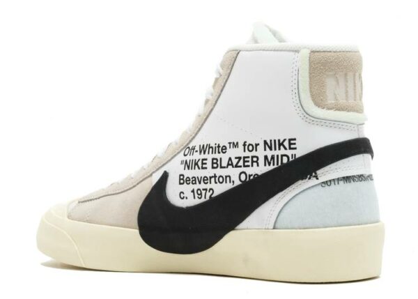 RÉPLICA NIKE BLAZER X OFF-WHITE BLANCAS - Imagen 4