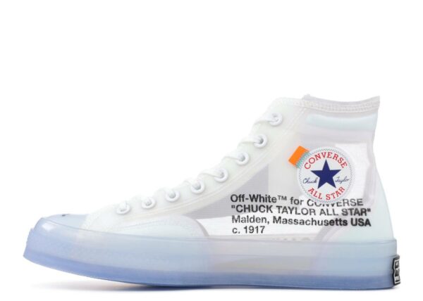 RÉPLICA CONVERSE OFF-WHITE X CHUCK 70 'OFF WHITE THE TEN' - Imagen 4