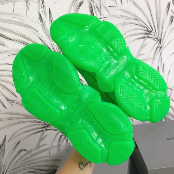 RÉPLICA BALENCIAGA TRIPLE S CLEAR VERDES - Imagen 4