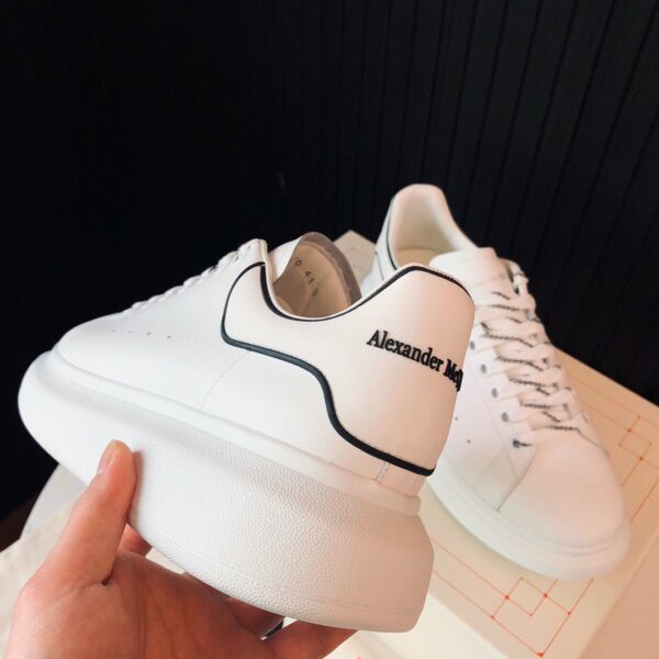 RÉPLICA ALEXANDER  MCQUEEN BLANCAS LINE BLACK - Imagen 2