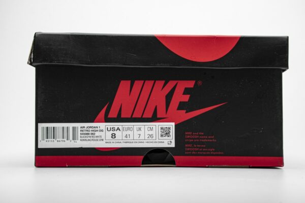 RÉPLICA AIR JORDAN 1 RETRO HIGH OG 'BLOODLINE' - Imagen 8