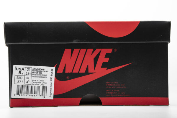 RÉPLICA AIR JORDAN 1 RETRO HIGH GG 'VALENTINE'S DAY - Imagen 7