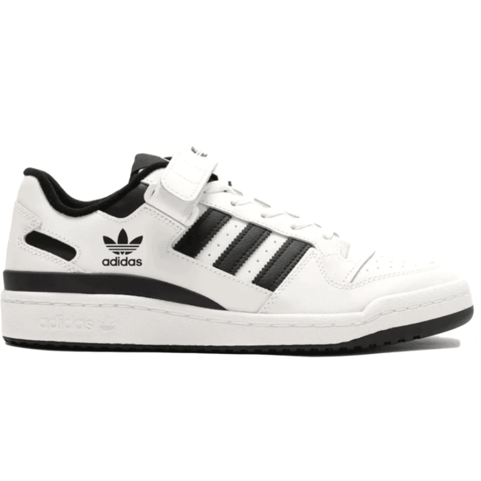 RÉPLICA ADIDAS FORUM LOW WHITE BLACK