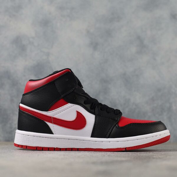 RÉPLICA AIR JORDAN 1 MID 'BLACK FIRE RED' - Imagen 5