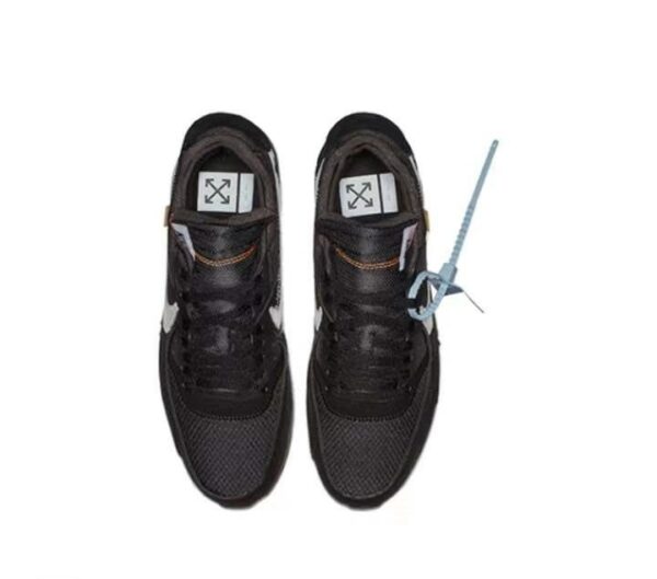 RÉPLICA NIKE AIR MAX 90 OFF-WHITE 'BLACK' - Imagen 3