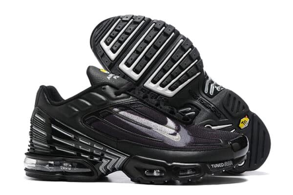 RÉPLICA AIR MAX PLUS 3 'STENCIL SWOOSH BLACK' - Imagen 2