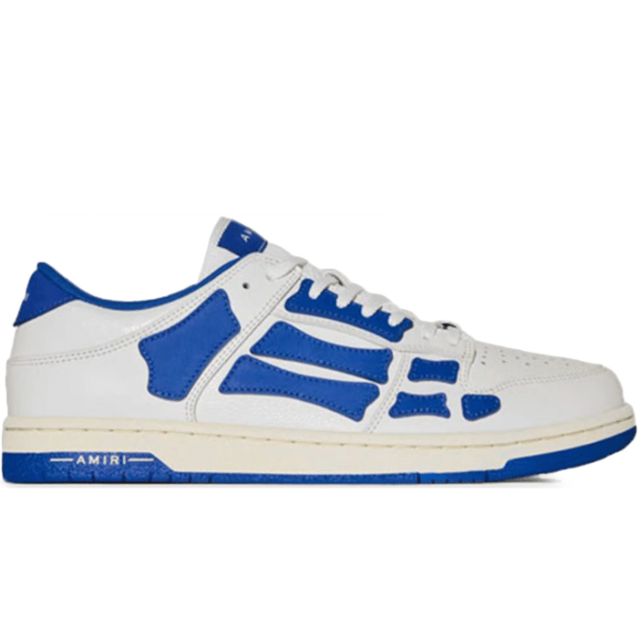 RÉPLICA AMIRI SKEL TOP LOW Blancas y Azules