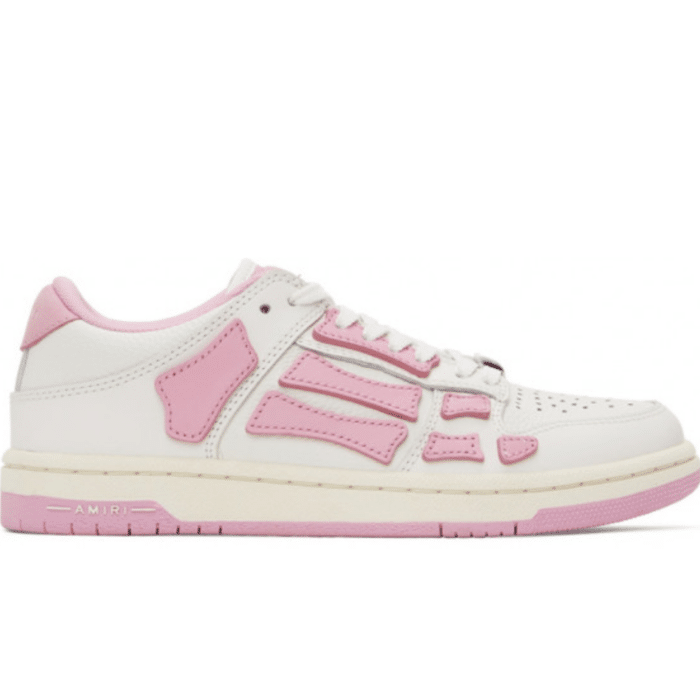 RÉPLICA AMIRI SKEL TOP LOW Blancas y Rosas