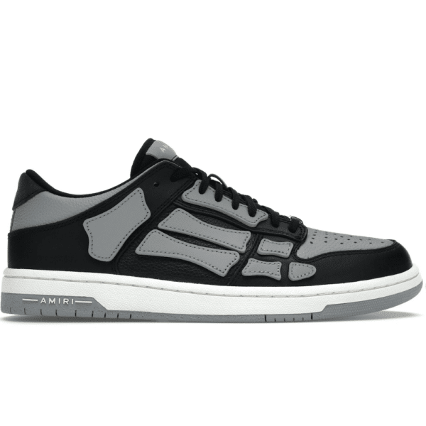 RÉPLICA AMIRI SKEL TOP LOW Negras y Grises