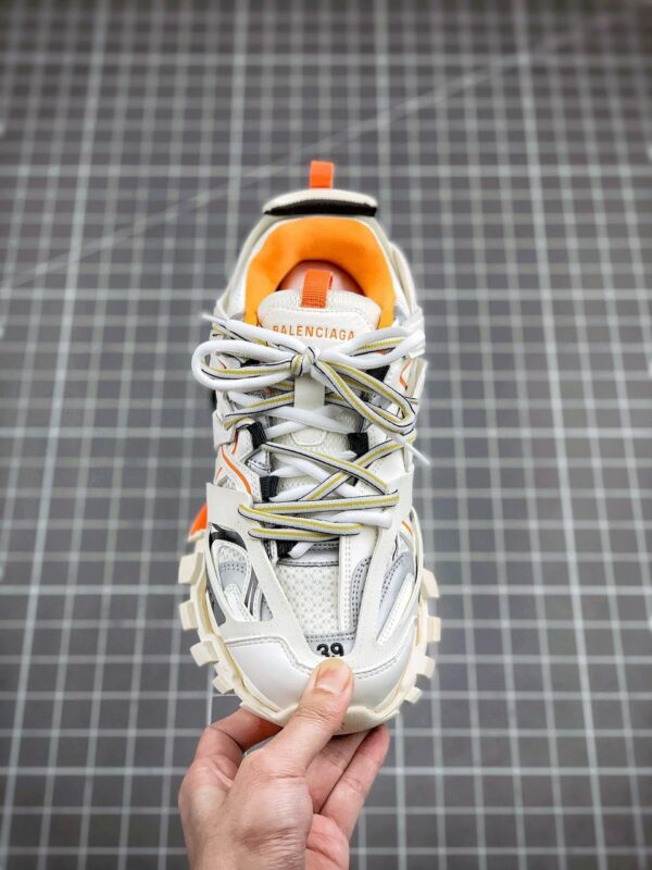 RÉPLICA BALENCIAGA BLACK TRACK 'ORANGE' - Imagen 8