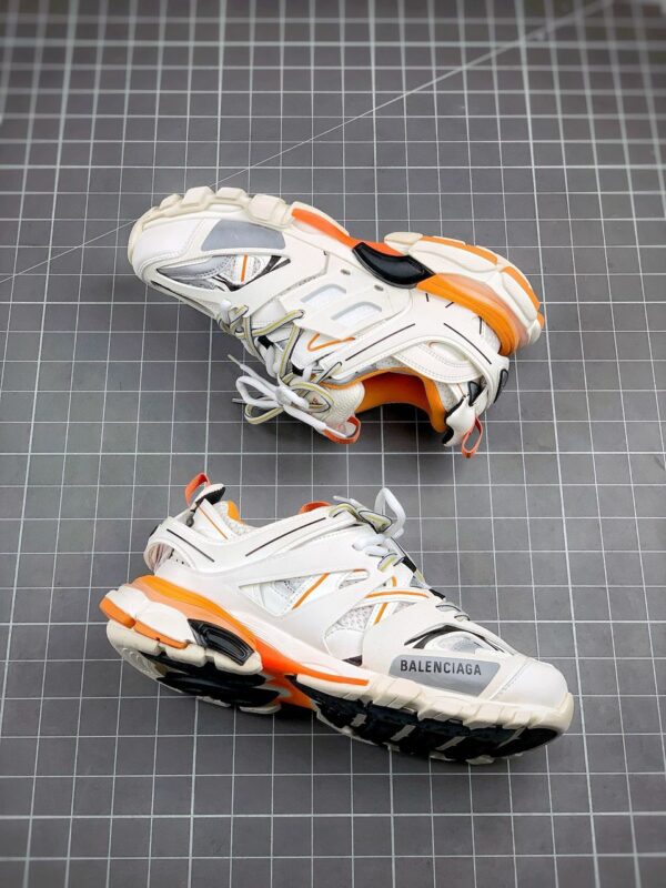 RÉPLICA BALENCIAGA BLACK TRACK 'ORANGE' - Imagen 6