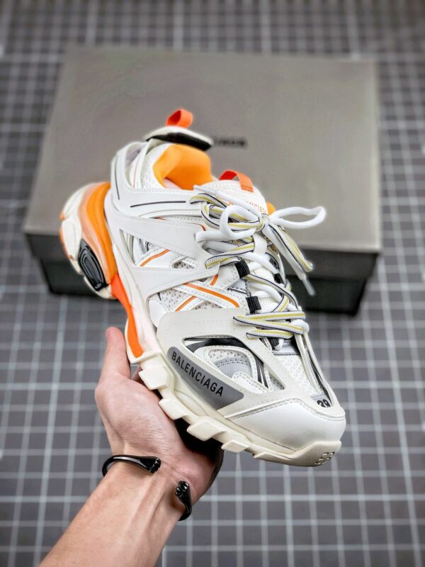 RÉPLICA BALENCIAGA BLACK TRACK 'ORANGE' - Imagen 9