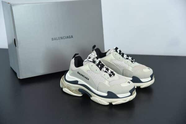RÉPLICA BALENCIAGA TRIPLE S TRAINER «VANILLE» - Imagen 8