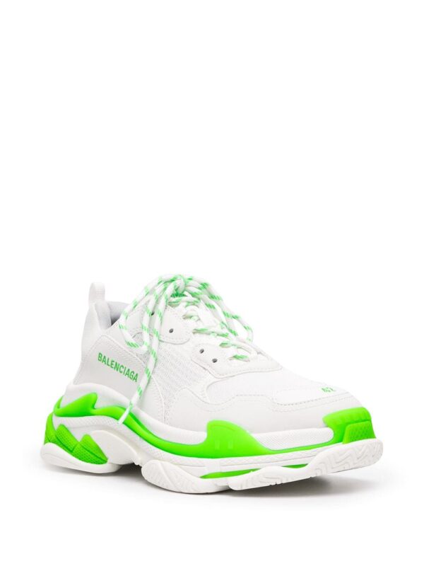 RÉPLICA BALENCIAGA TRIPLE S 'VERDE FLUO' - Imagen 2