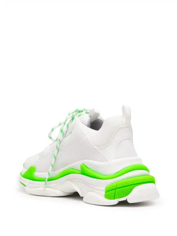 RÉPLICA BALENCIAGA TRIPLE S 'VERDE FLUO' - Imagen 3