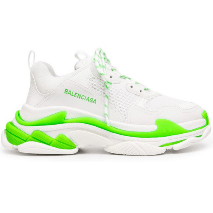 RÉPLICA BALENCIAGA TRIPLE S 'VERDE FLUO'