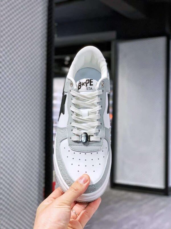 RÉPLICA BAPESTA LOW M2 ‘WHITE GREY - Imagen 8