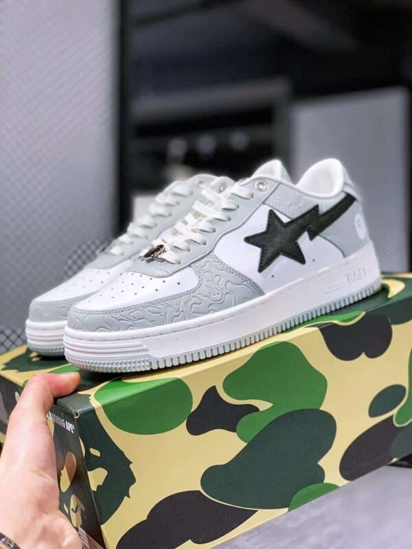 RÉPLICA BAPESTA LOW M2 ‘WHITE GREY - Imagen 2