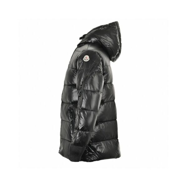 RÉPLICA CHAQUETA MONCLER ACOLCHADA CON CAPUCHA 'NEGRA' - Imagen 6