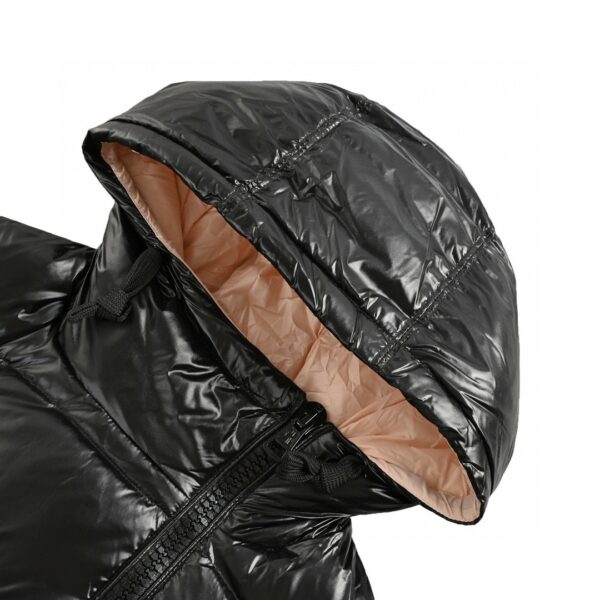 RÉPLICA CHAQUETA MONCLER ACOLCHADA CON CAPUCHA 'NEGRA' - Imagen 5