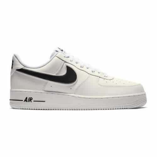 RÉPLICA NIKE AIR FORCE BLANCAS LOGO NEGRO