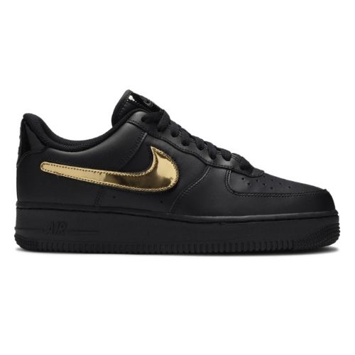 RÉPLICA AIR FORCE 1 LOW '07 LV8 'REMOVABLE SWOOSH - BLACK GOLD'