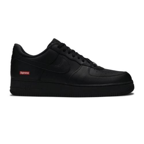 RÉPLICA SUPREME X AIR FORCE 1 LOW 'BOX LOGO - BLACK'