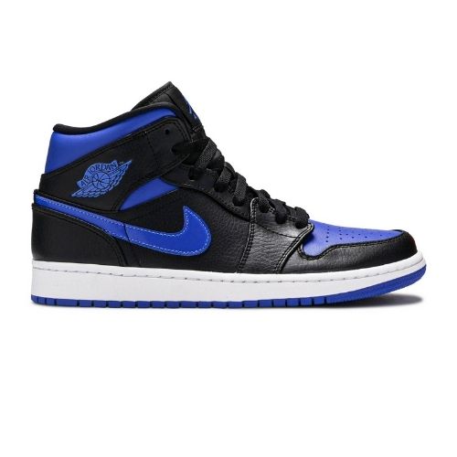 RÉPLICA AIR JORDAN 1 MID 'BLACK HYPER ROYAL'