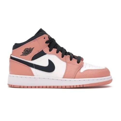 RÉPLICA AIR JORDAN RETRO 1 MID PINK QUARTZ