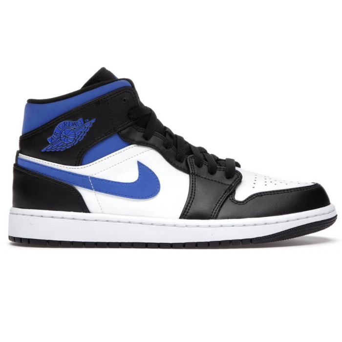 RÉPLICA AIR JORDAN 1 MID BLACK RACER BLUE