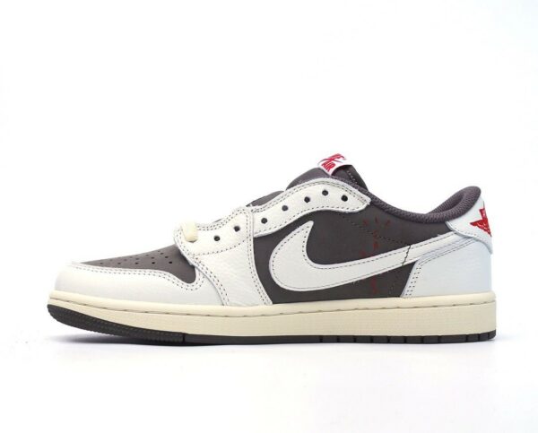 RÉPLICA JORDAN 1 RETRO LOW OG SP TRAVIS SCOTT REVERSE MOCHA - Imagen 6