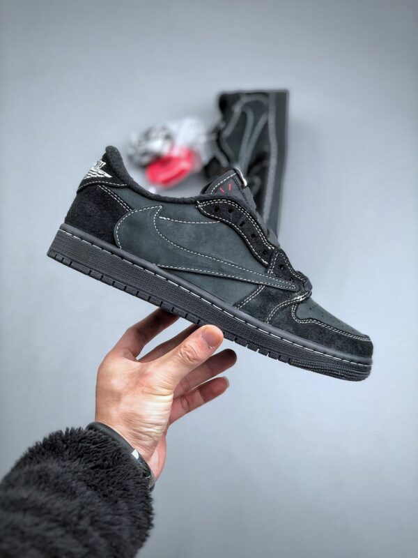 RÉPLICA JORDAN 1 RETRO LOW "TRAVIS SCOTT BLACK PHANTOM" - Imagen 7