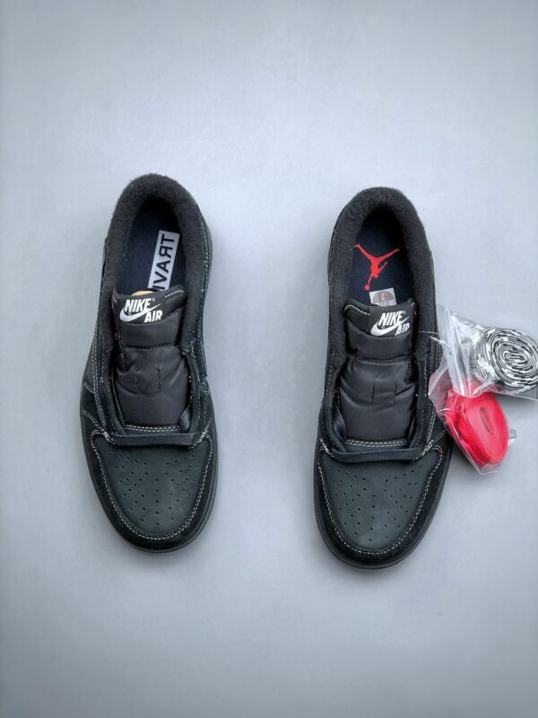 RÉPLICA JORDAN 1 RETRO LOW "TRAVIS SCOTT BLACK PHANTOM" - Imagen 6