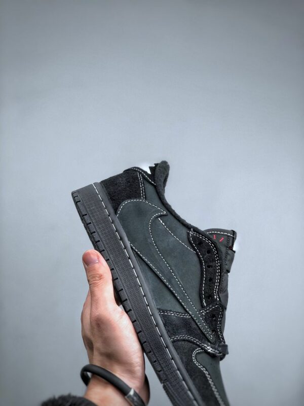 RÉPLICA JORDAN 1 RETRO LOW "TRAVIS SCOTT BLACK PHANTOM" - Imagen 5