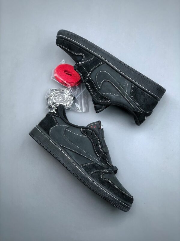 RÉPLICA JORDAN 1 RETRO LOW "TRAVIS SCOTT BLACK PHANTOM" - Imagen 2