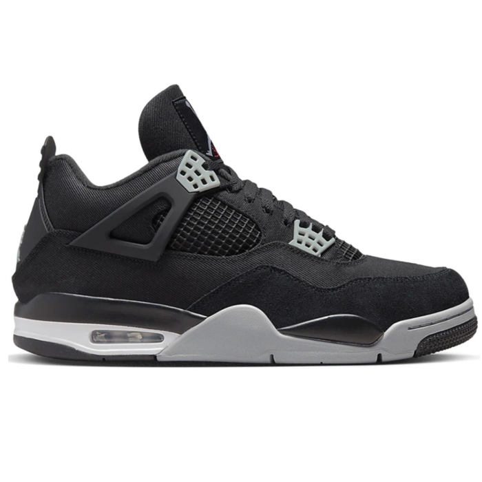 RÉPLICA JORDAN 4 BLACK CANVAS