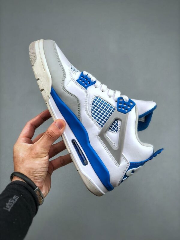 RÉPLICA JORDAN 4 RETRO MILITARY BLUE (2012) - Imagen 10